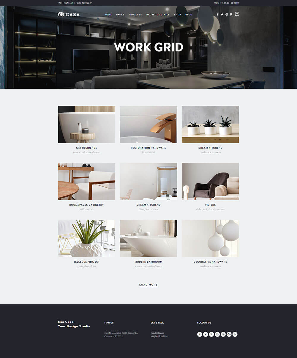 36 Casa Work Grid