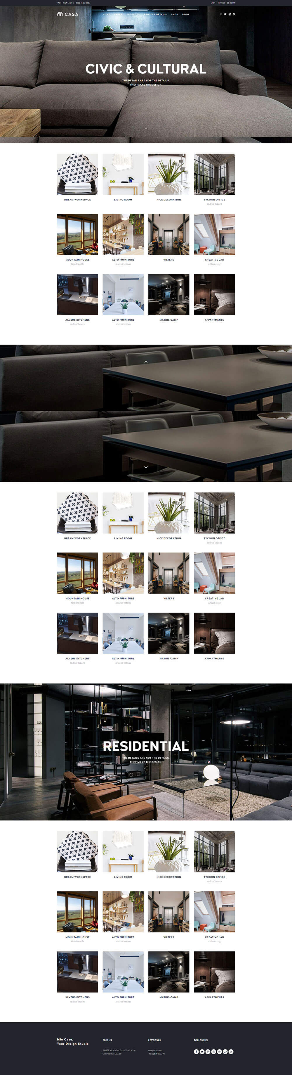 39 Casa Work Category List