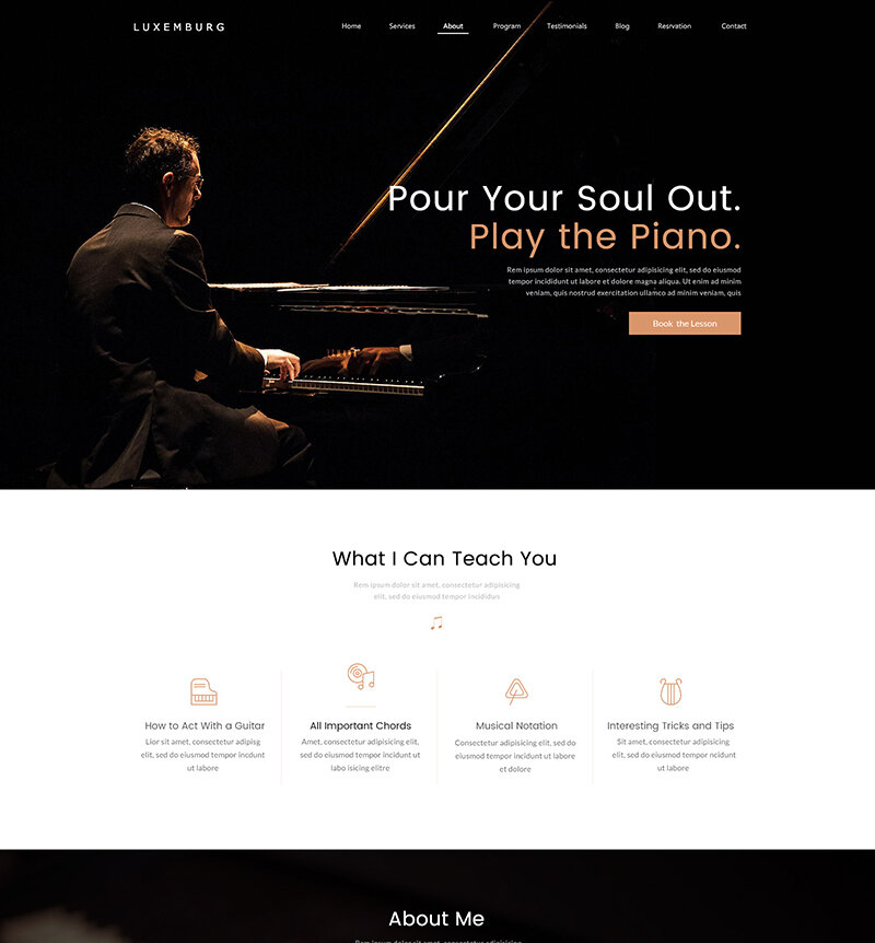 21 Luxemburg Piano Tutor