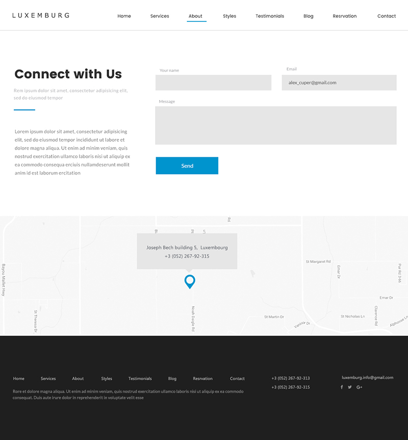 34 Luxemburg Pages Contact Us