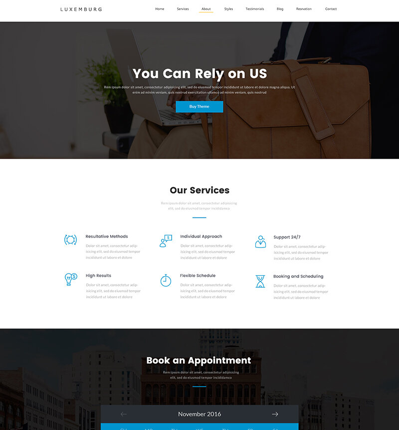 35 Luxemburg Pages Services