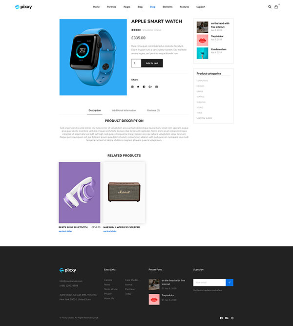 Product Details With Sidebar